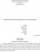 PRODUCTO DE BELLEZA PARA LA HIDRATACIÓN DE LA PIEL A BASE DE ALOE VERA