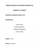 Proceso Productivo 'Fabrica El Parque'