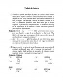 Trabajo del curso de Química