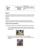 Preparación de cama de composta