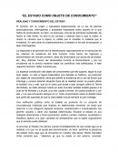 EL ESTADO COMO OBJETO DE CONOCIMIENTO