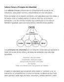 Valores Cívicos y Principios de Urbanidad
