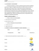 Evaluación de ciencias naturales: El tiempo atmosférico