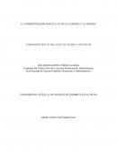 LA ADMINISTRACIÓN BAJO LA LUZ DE LA CARIDAD Y LA VERDAD