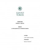 LA INTELIGENCIA EN LA PERSONA HUMANA