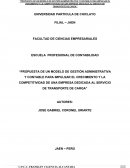 FACULTAD DE CIENCIAS EMPRESARIALES