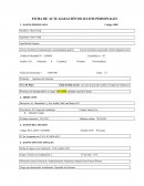 Modelo de Ficha de Actualización de Datos Personales