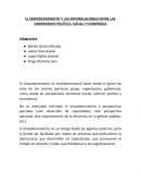 EL EMPODERAMIENTO Y LAS INTERRELACIONES ENTRE LAS DIMENSIONES POLÍTICA, SOCIAL Y ECONÓMICA