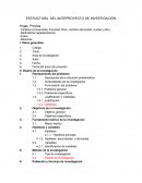 ESTRUCTURA DEL ANTEPROYECTO DE INVESTIGACIÓN