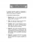 Aspectos formales para una tesis