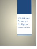 Consumo de Productos ecológicos