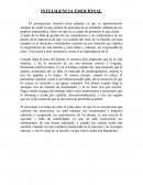 Inteligencia emocional.El protagonista muestra poca empatía