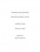 Administración de empresas y negocios gestión de la calidad
