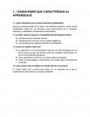 ¿Qué entendemos por proyecto educativo globalizado?