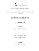 INFORME ACADÉMICO LA CORRUPCIÓN