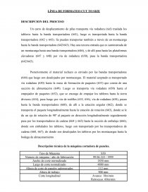 LÍNEA DE FORMATEO CUT TO SIZE. Página 1