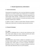 Estudio Organizacional y Administrativo