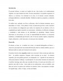 Informe de una clase escolar