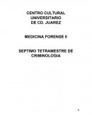 Medicina forense: Criminología