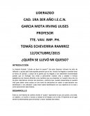 LIDERAZGO ¿quien se llevo mi queso?