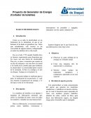 Proyecto de Generador de Energía