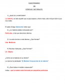 CUESTIONARIO DE CIENCIAS NATURALES