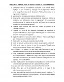 Cuestionario de preguntas sobre Plan de Nación