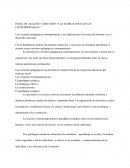 PANEL DE ANÁLISIS Y DISCUSIÓN “LAS TEORÍAS EDUCATIVAS CONTEMPORÁNEAS