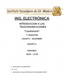 Telecomunicaciones cuestionario