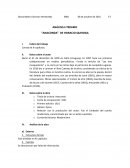 Análisis del libro "Anaconda"