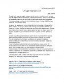 Un lugar mejor para vivir