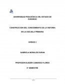 CONSTRUCCION DEL CONOCIMIENTO DE LA HISTORIA EN LA ESCUELA PRIMARIA