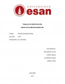 TRABAJO DE INVESTIGACIÓN: TEORÍA ORGANIZACIONAL