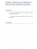 SESION 7: MEDIDA DE LA ENERGIA EN CIRCUITOS DE CORRIENTE ALTERNA