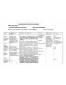 Planificacion del acto civico