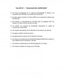 Taller de contabilidad. TALLER Nº 1 “ IGUALDAD DEL INVENTARIO”
