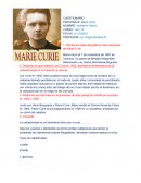 CUESTIONARIO PERSONAJE: Marie Curie