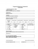 Programas de Estudio por Competencias Formato Base