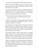 ¿Cuales son las condiciones legales de trabajo en Mexico?