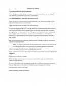 ENTREVISTA DE TRABAJO ¿ Cómo te describirias en terminos laborales? etc