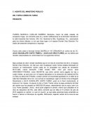 MODELO DE QUERELLA Y/O DENUNCIA