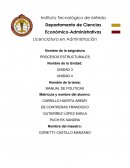 Tarea: Manual de políticas que deben cumplir cada uno de los colaboradores de la empresa