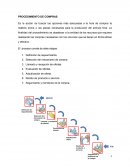 EL PROCEDIMIENTO DE COMPRAS