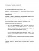 Teoria del proceso oponente