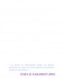 TÉCNICA DE PLANEAMIENTO SIMPLE