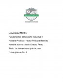 Biomecanica y el deporte
