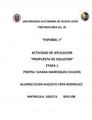 Actividad de aplicacion “Propuesta de solucion”