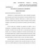 REPORTE DE UN ARTICULO DE REVISTA: RETOS DE LA EDUCACIÓN EN LA SOCIEDAD DEL CONOCIMIENTO