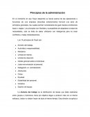 Principios de la administración de Fayol