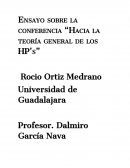 Ensayo sobre la conferencia “Hacia la teoría general de los HP’s”